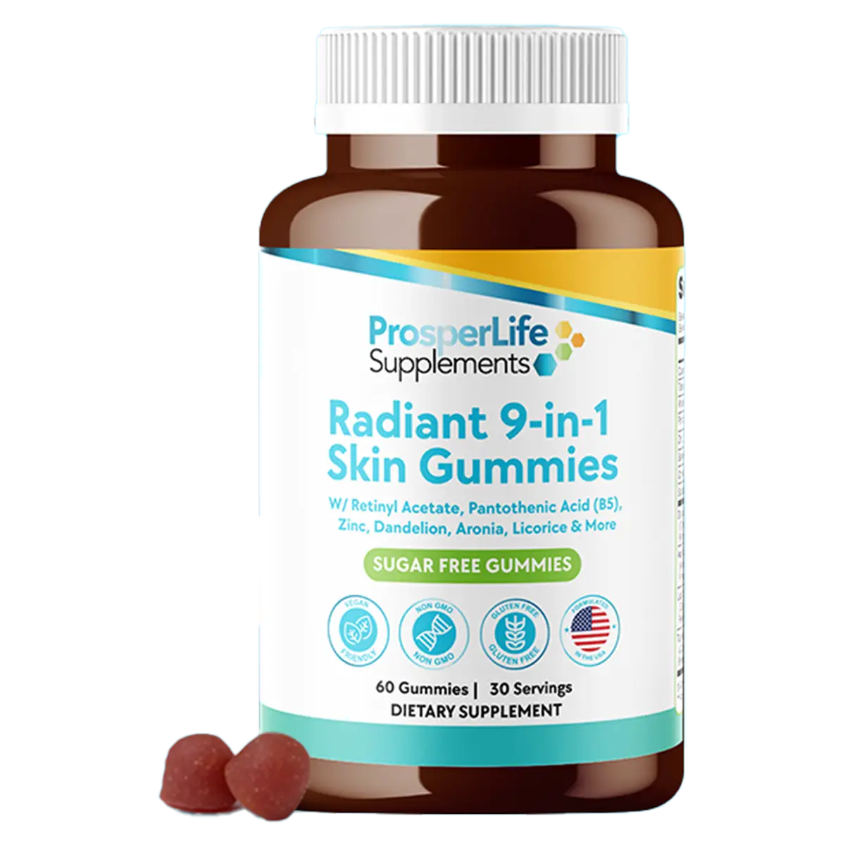 Radiant 9-in-1 Skincare Gummies